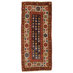 Tappeto antico del Caucaso nord-occidentale, 1880 circa  3'5 x 7'7