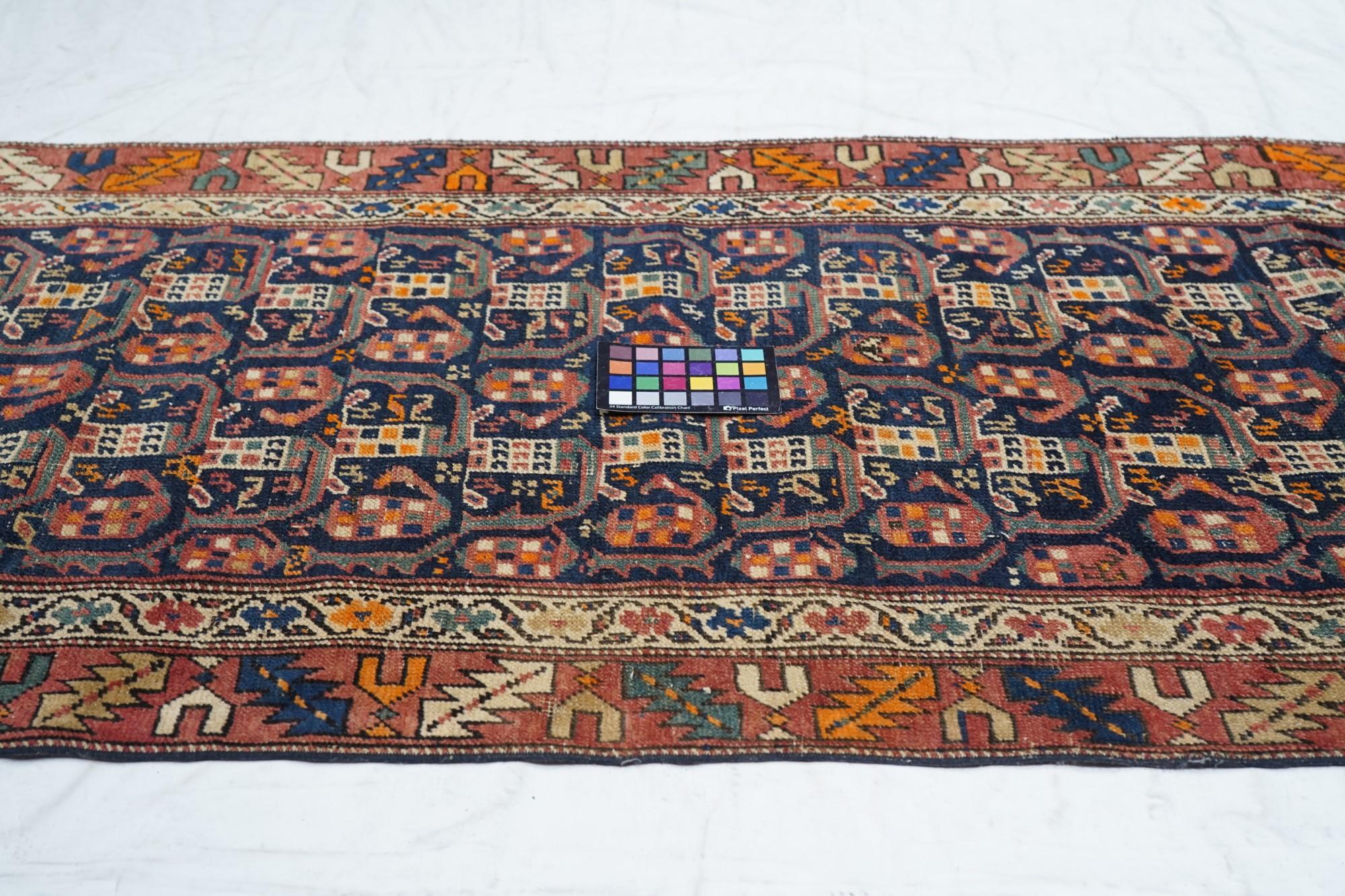 Antique North West Persia Rug 2'11'' x 13'7'' For Sale 2