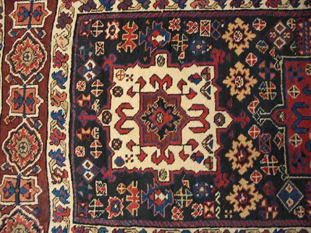 Hand-Knotted Antique North West Persian Rug For Sale