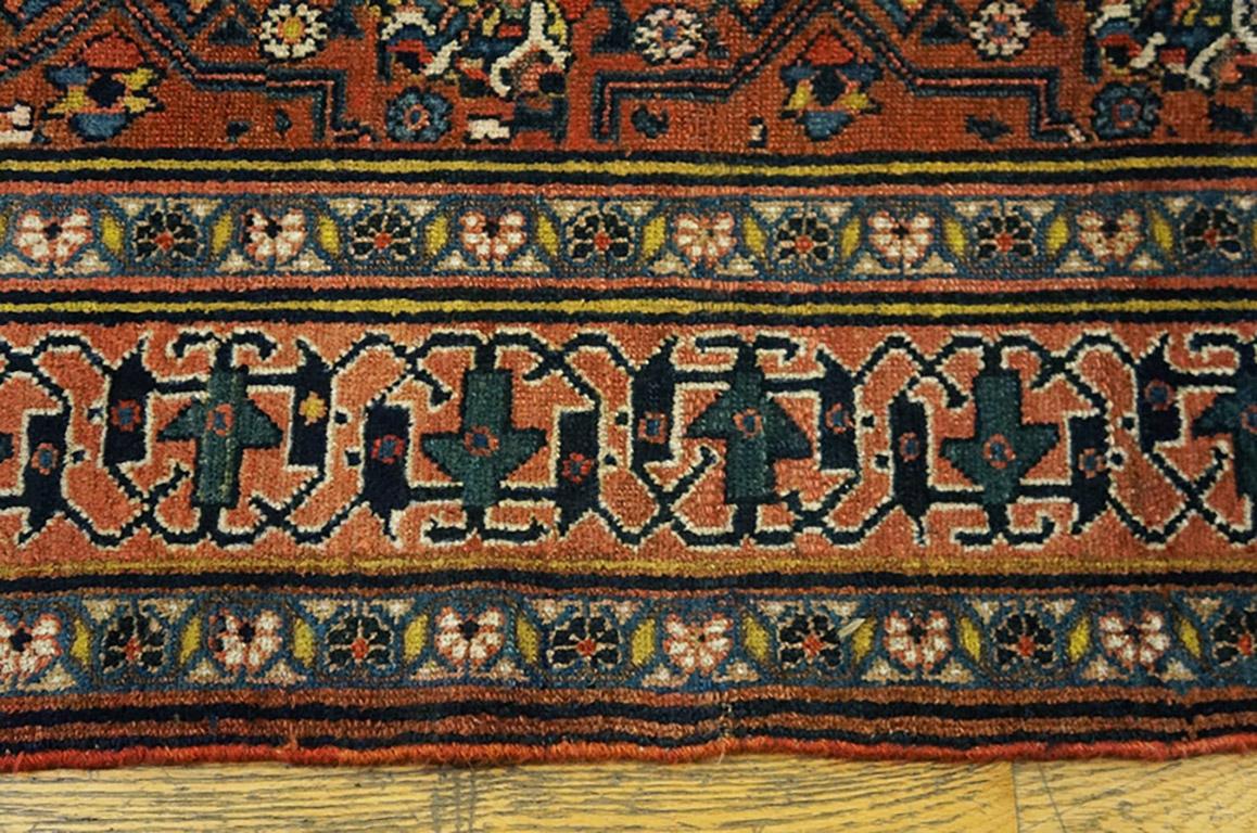 Hand-Knotted Mid-19th Century NW Persian Gallery Carpet ( 5'4