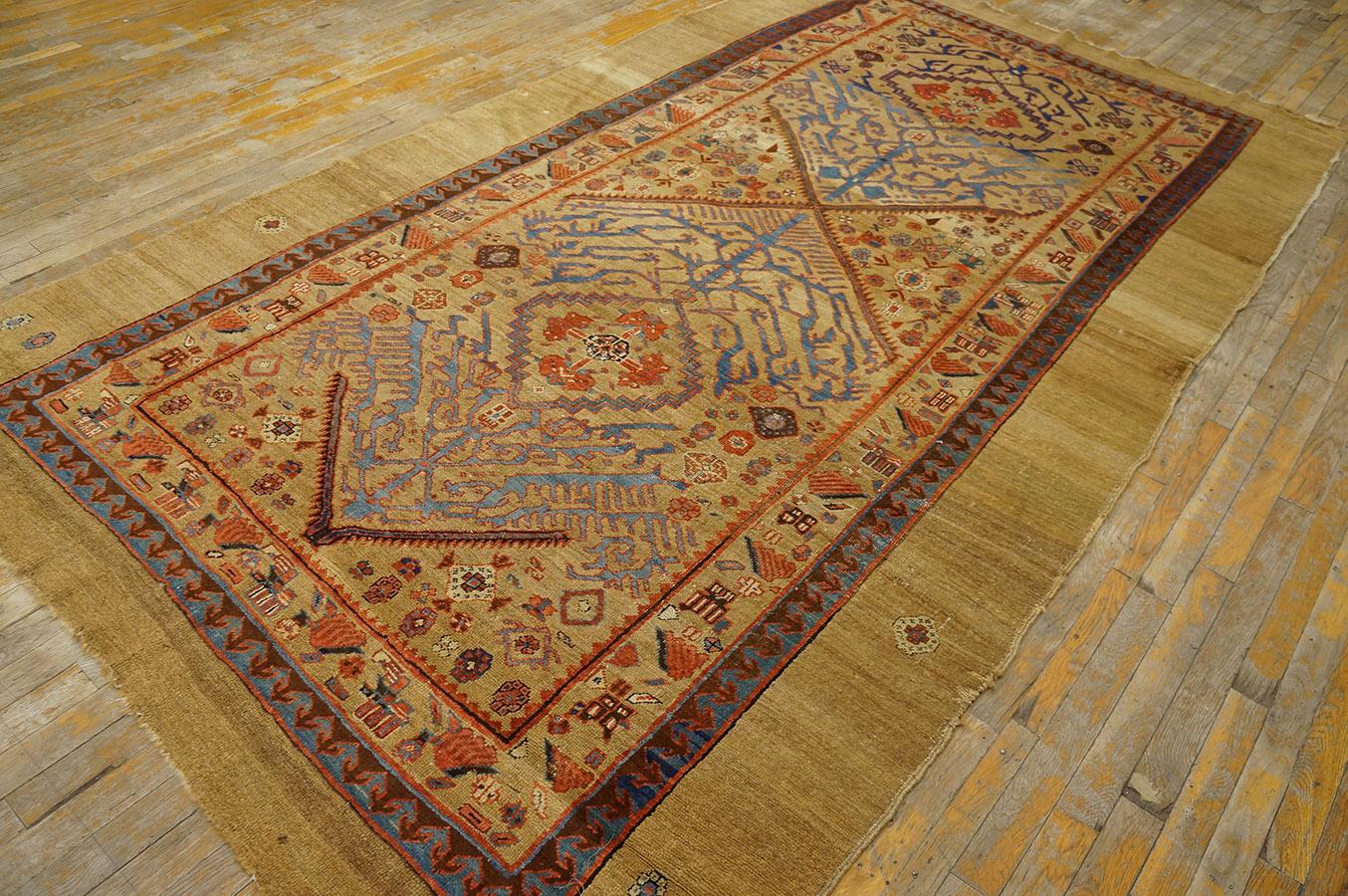 Hand-Knotted 19th Century N.W. Persian Carpet ( 5'6