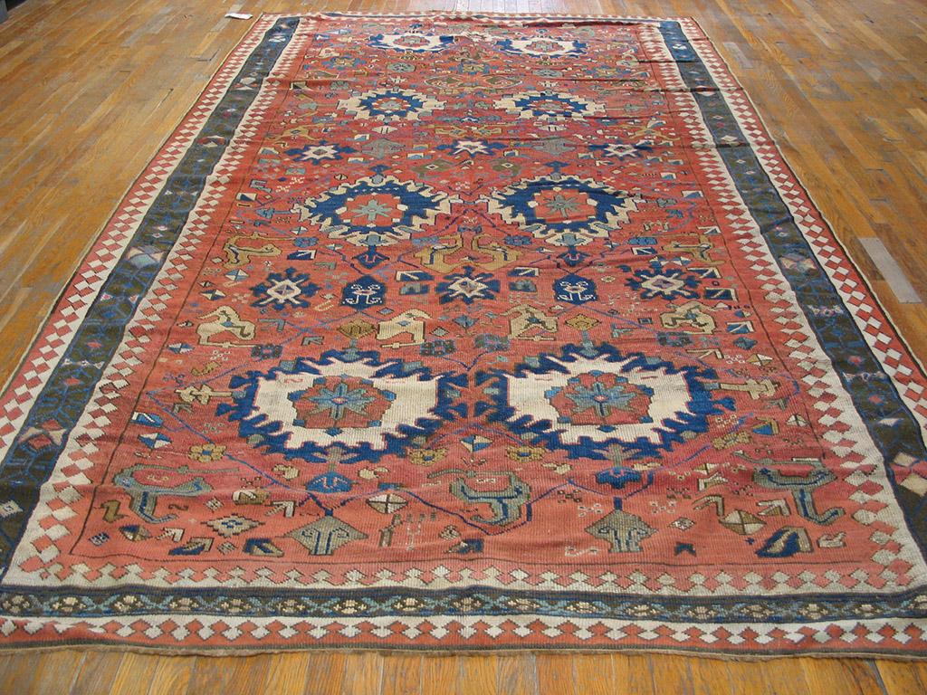 Mid 19th Century N.W. Persian Carpet ( 6'8