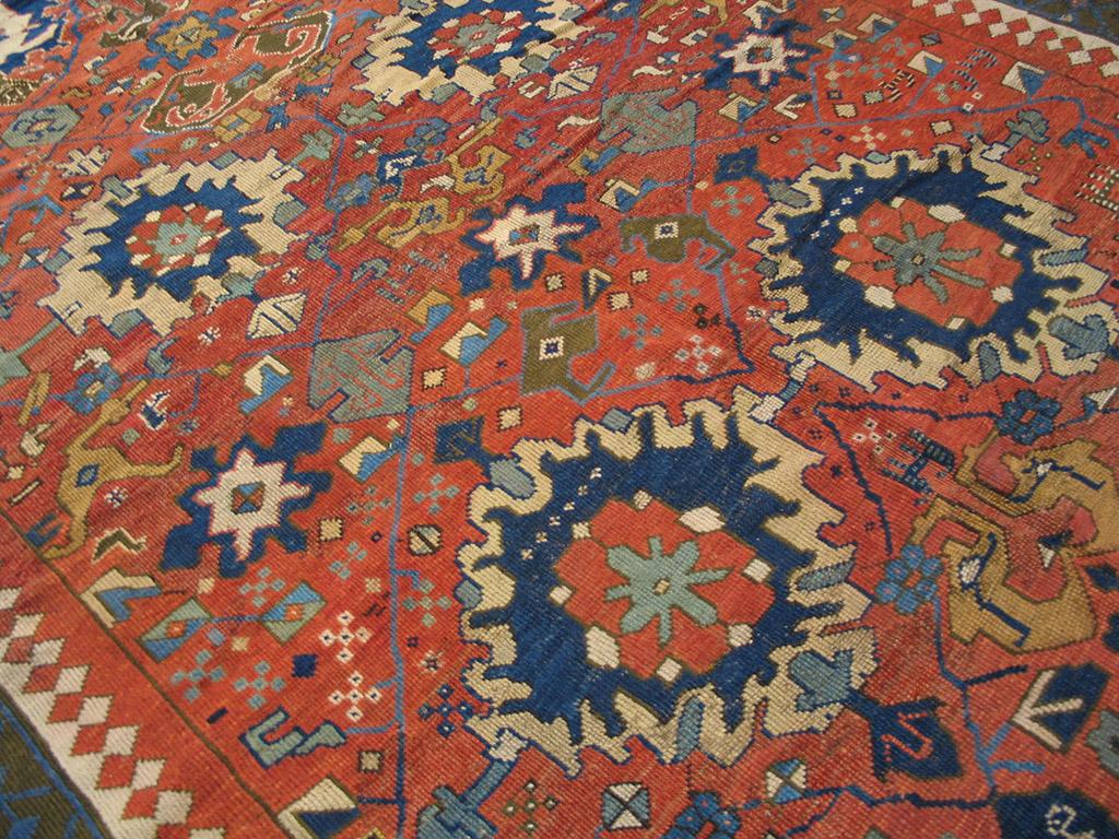Wool Mid 19th Century N.W. Persian Carpet ( 6'8