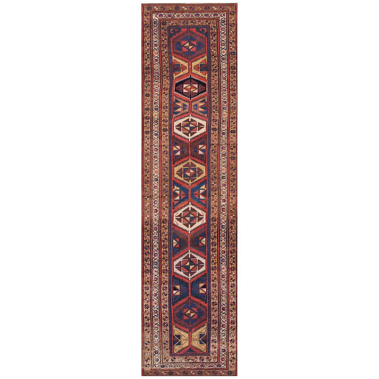 19th Century NW Persian Runner ( 3'3" x 13' - 99 x 396 ) For Sale