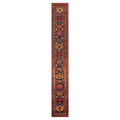 Tapis de course persan antique du Nord-Ouest. 2 ft 7 in x 18 ft