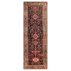 Tapis de couloir persan ancien nord-ouest. 3 pieds 6 pouces x 9 pieds 8 pouces
