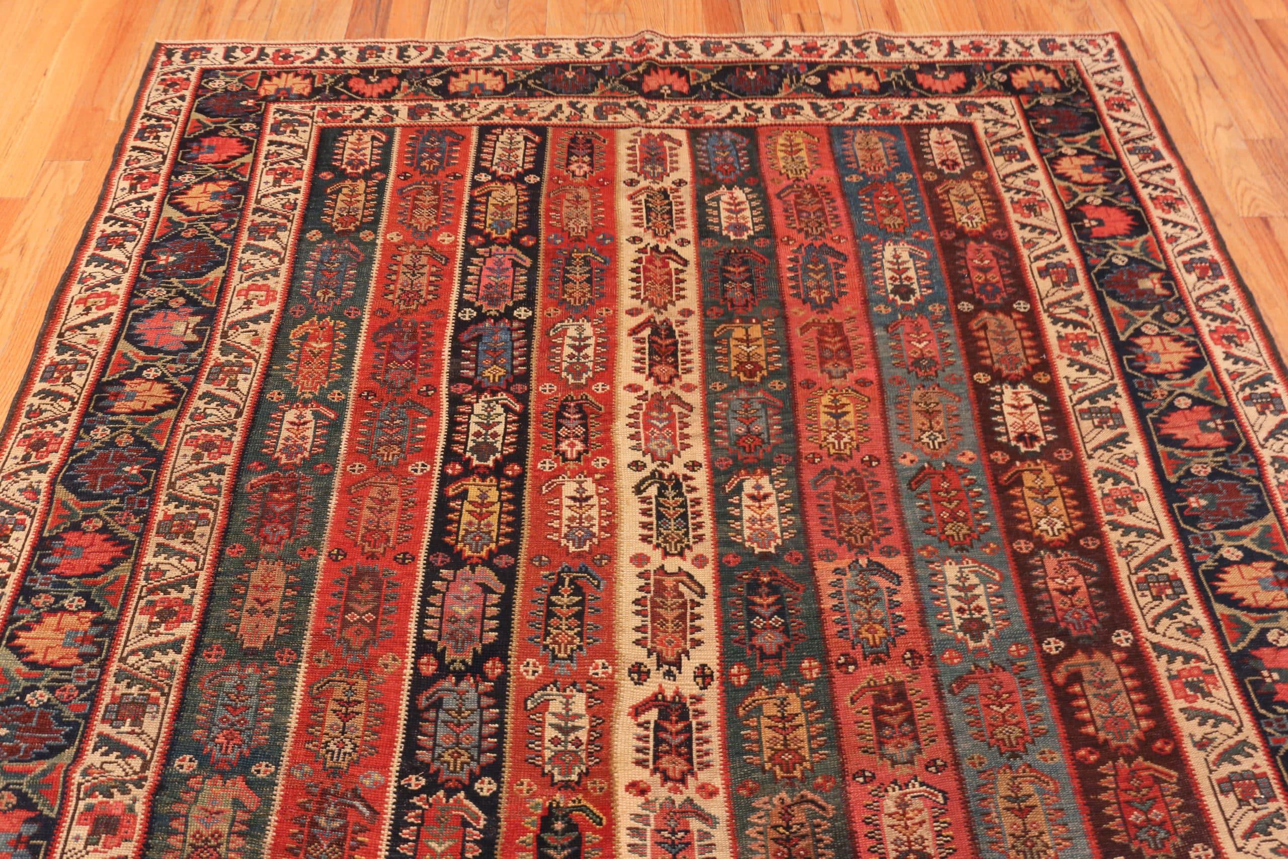 Hand-Knotted Antique North West Persian Tribal Rug.6 ft 5 in x 11 ft 8 in For Sale