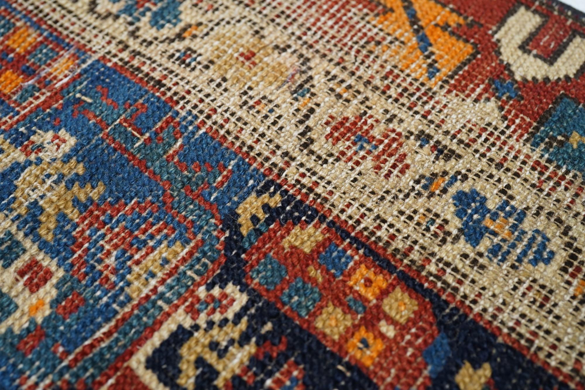 Wool Antique North West Runner For Sale