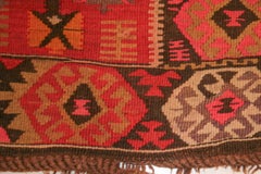 Antique Northeastern Anatolian Kilim Rug with Niche Design
