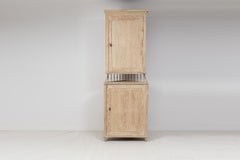 Antique Northern Swedish Gustavian Corner Cabinet