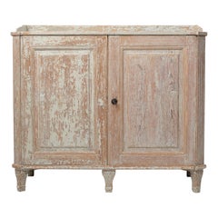 Antique Northern Swedish Gustavian Pine Sideboard