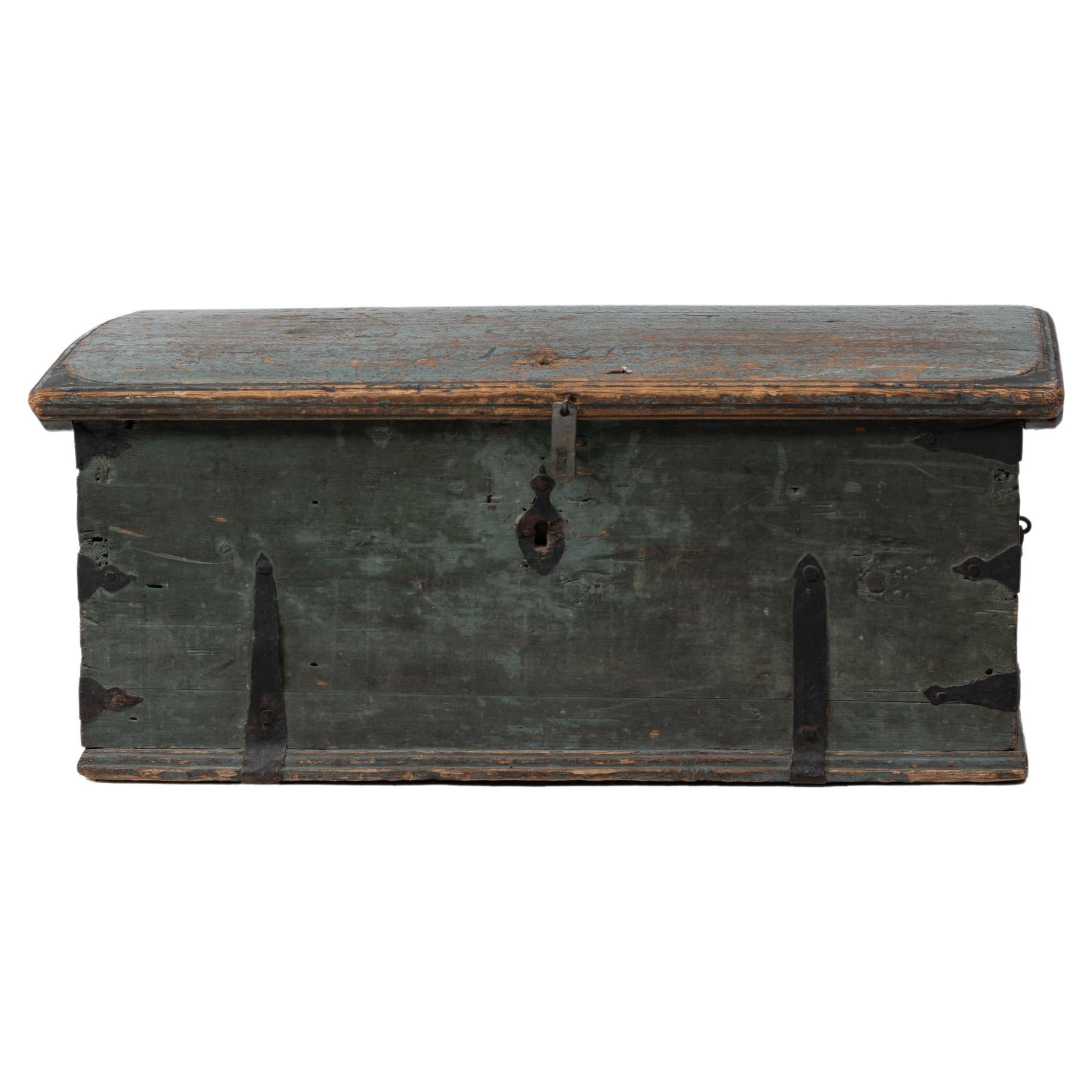Antique Northern Swedish Mid-Size Chest For Sale