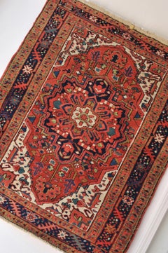 Antique Northwest Mat Rare Squarish Size, circa 1930