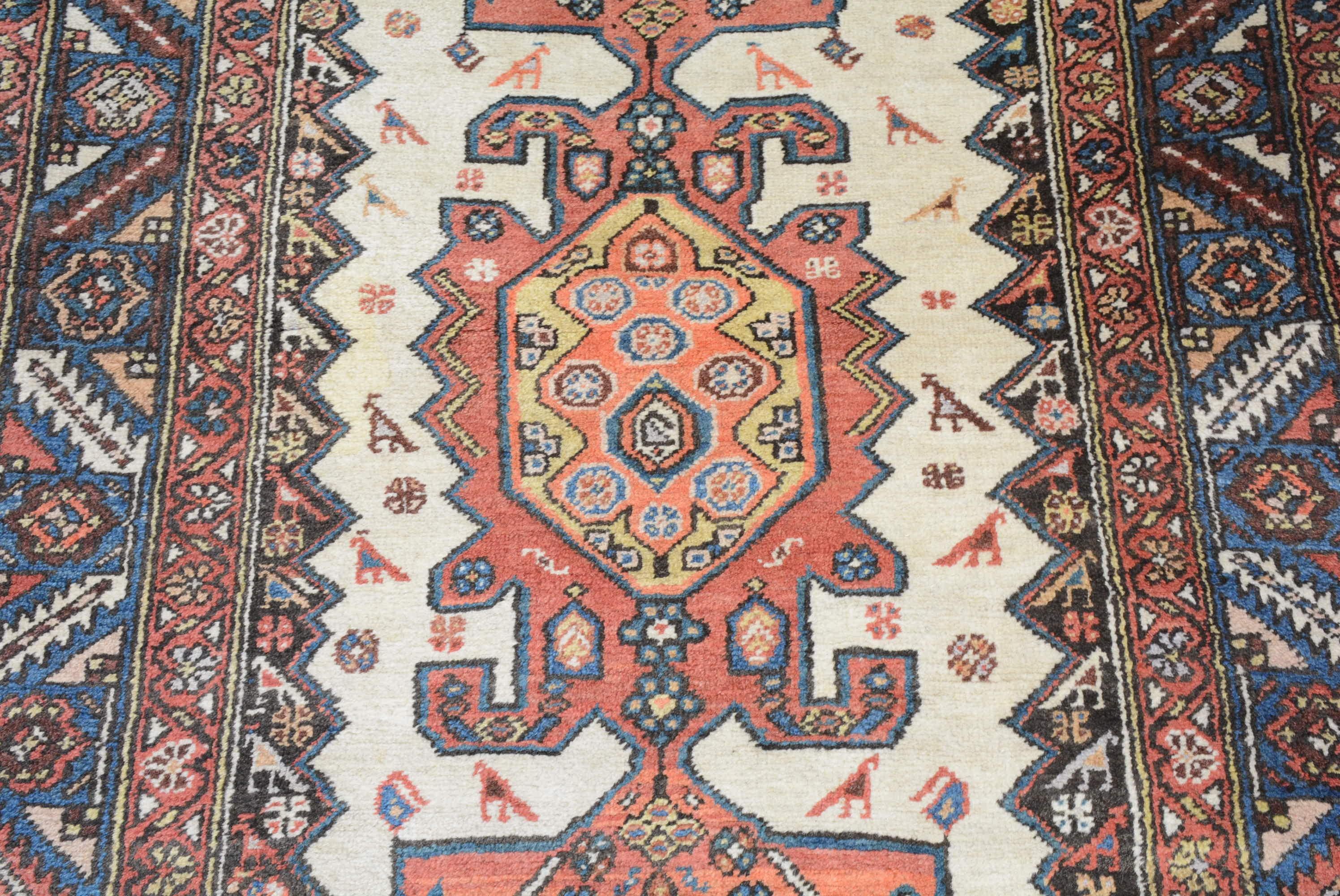 Antique Northwest Persian Bakshaish Runner In Excellent Condition For Sale In Closter, NJ