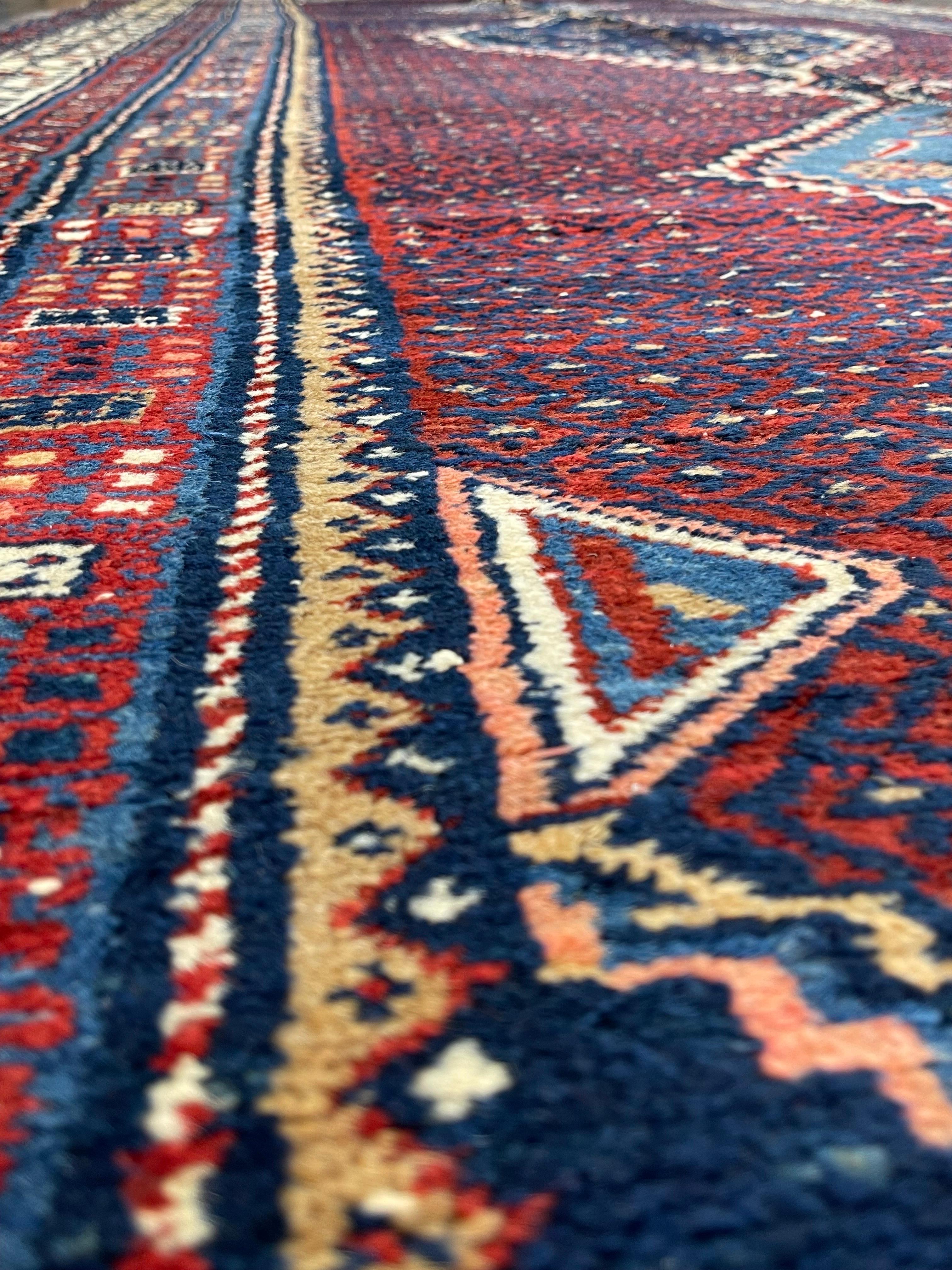 Antique Northwest Persian Corridor Carpet circa 1920 For Sale 9