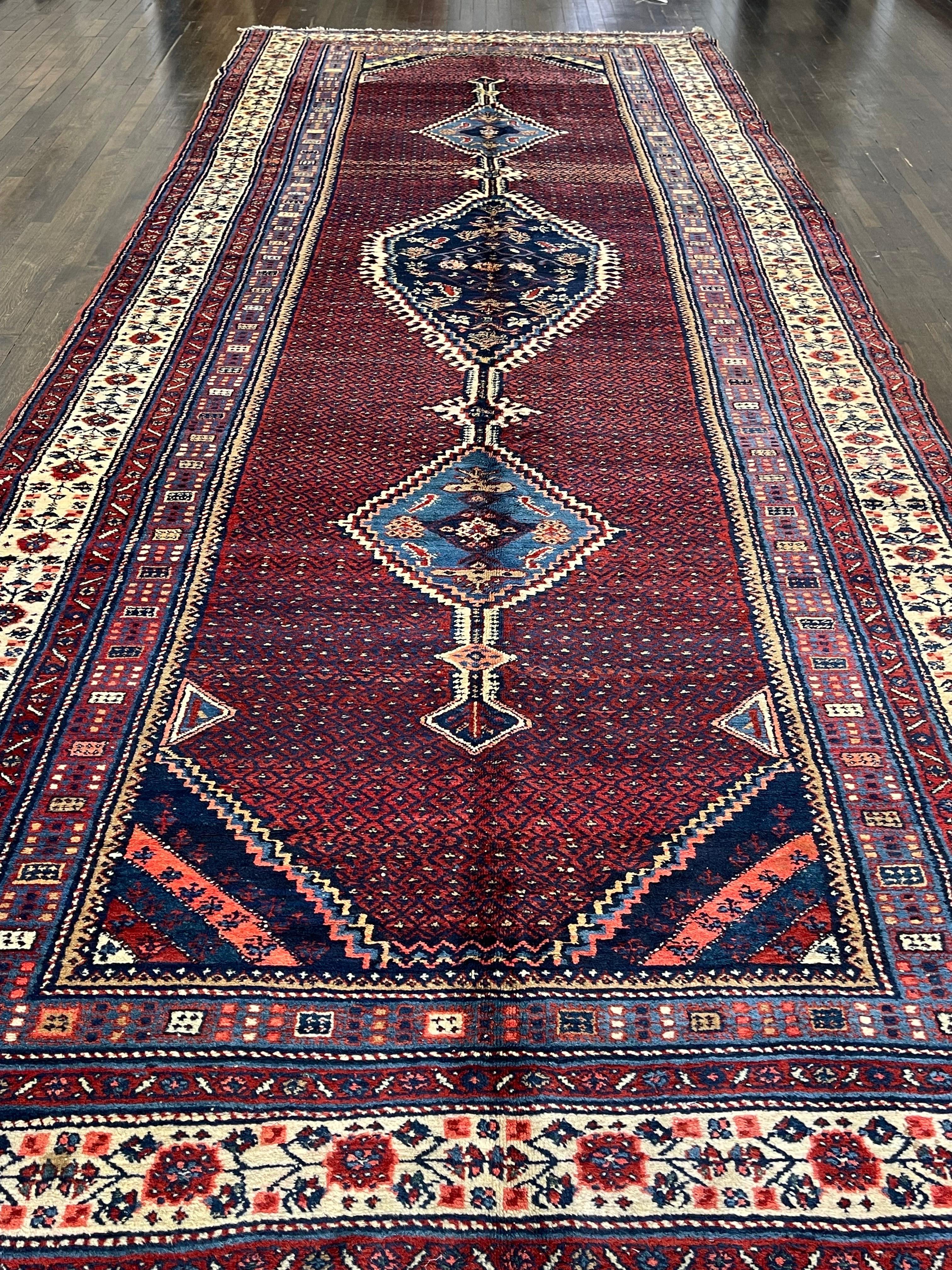 Antique Northwest Persian Corridor Carpet circa 1920 For Sale 3