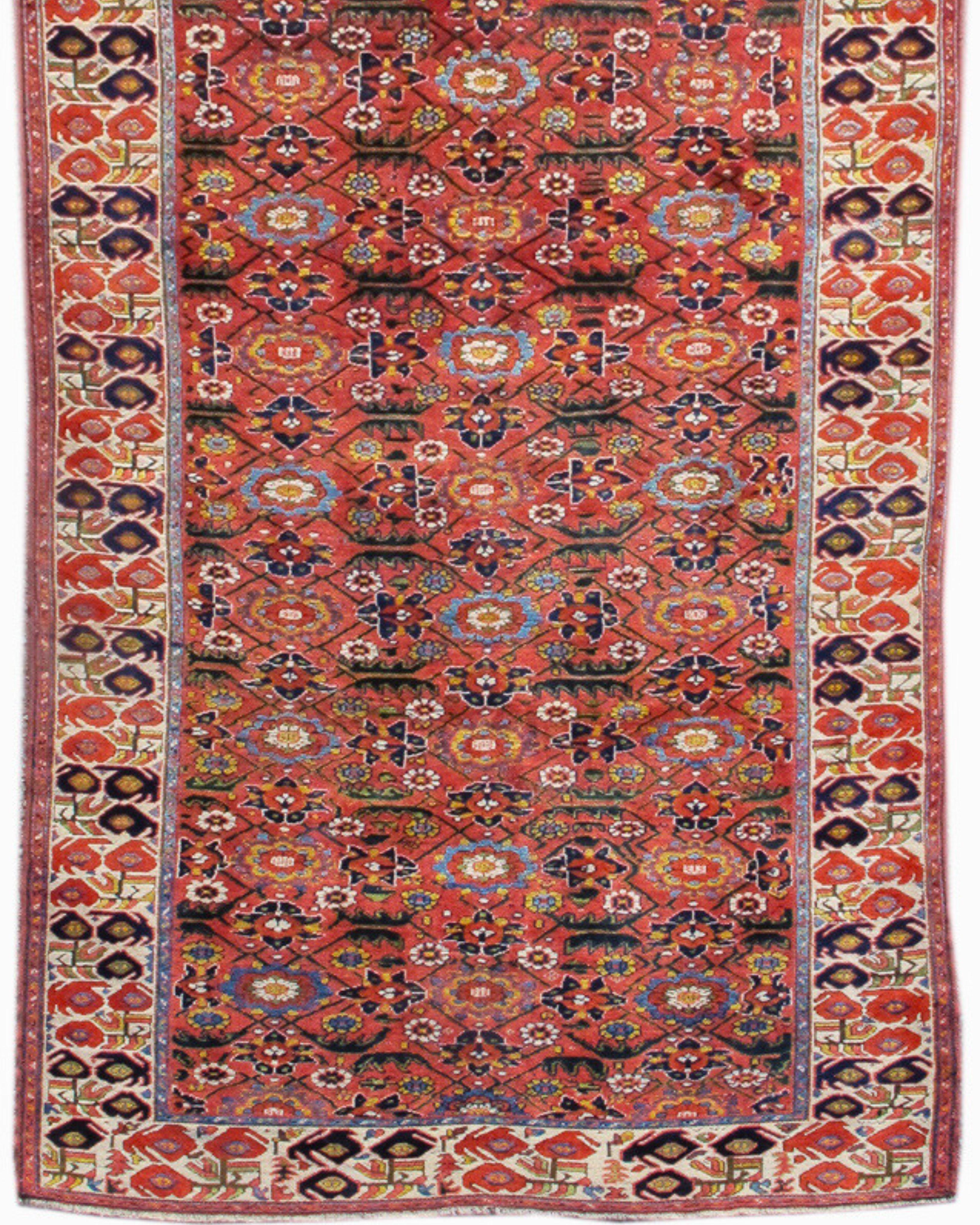 19th Century Antique Northwest Persian Long Rug, c. 1900 For Sale