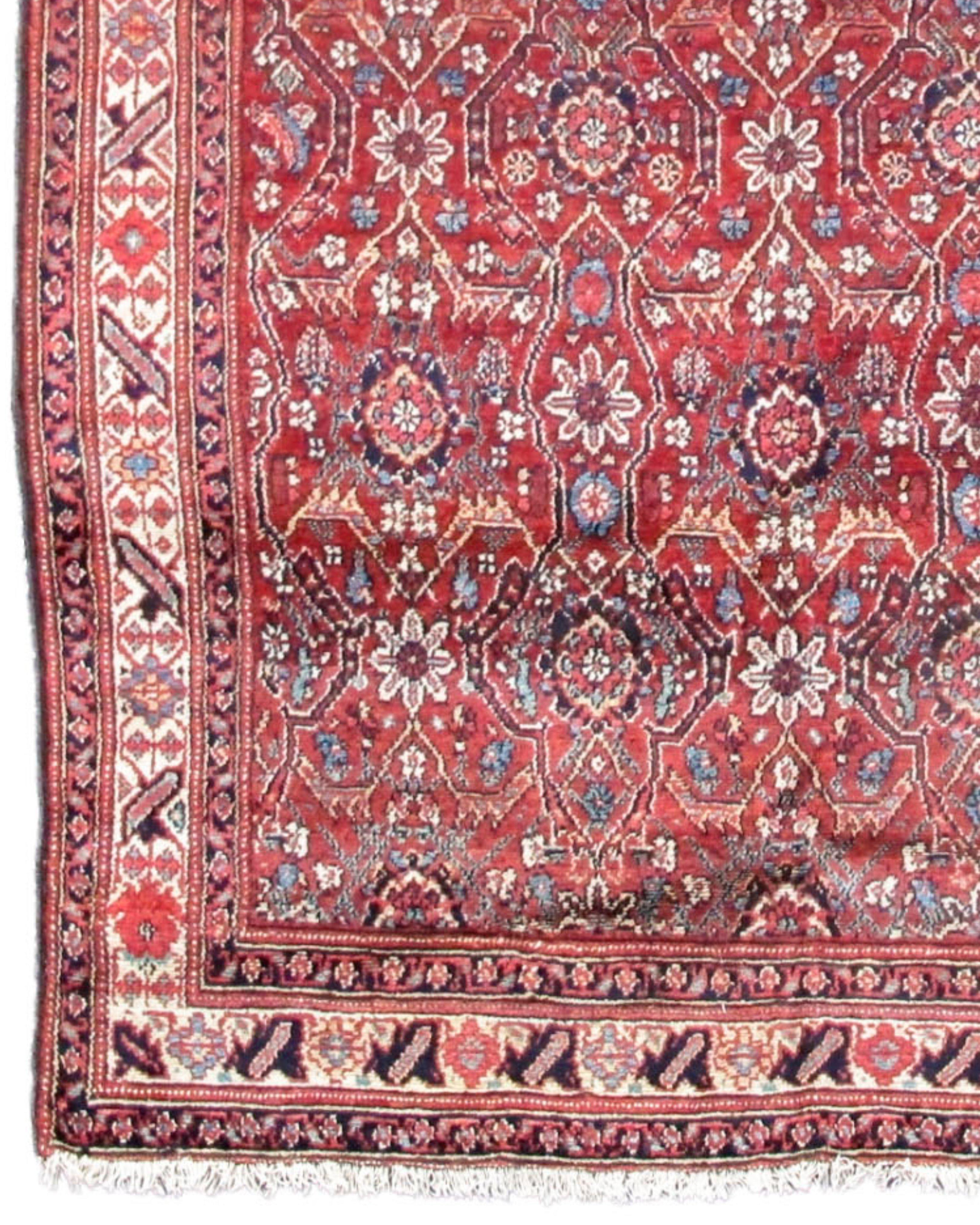 Antique Northwest Persian Long Rug, Early 20th Century In Excellent Condition For Sale In San Francisco, CA