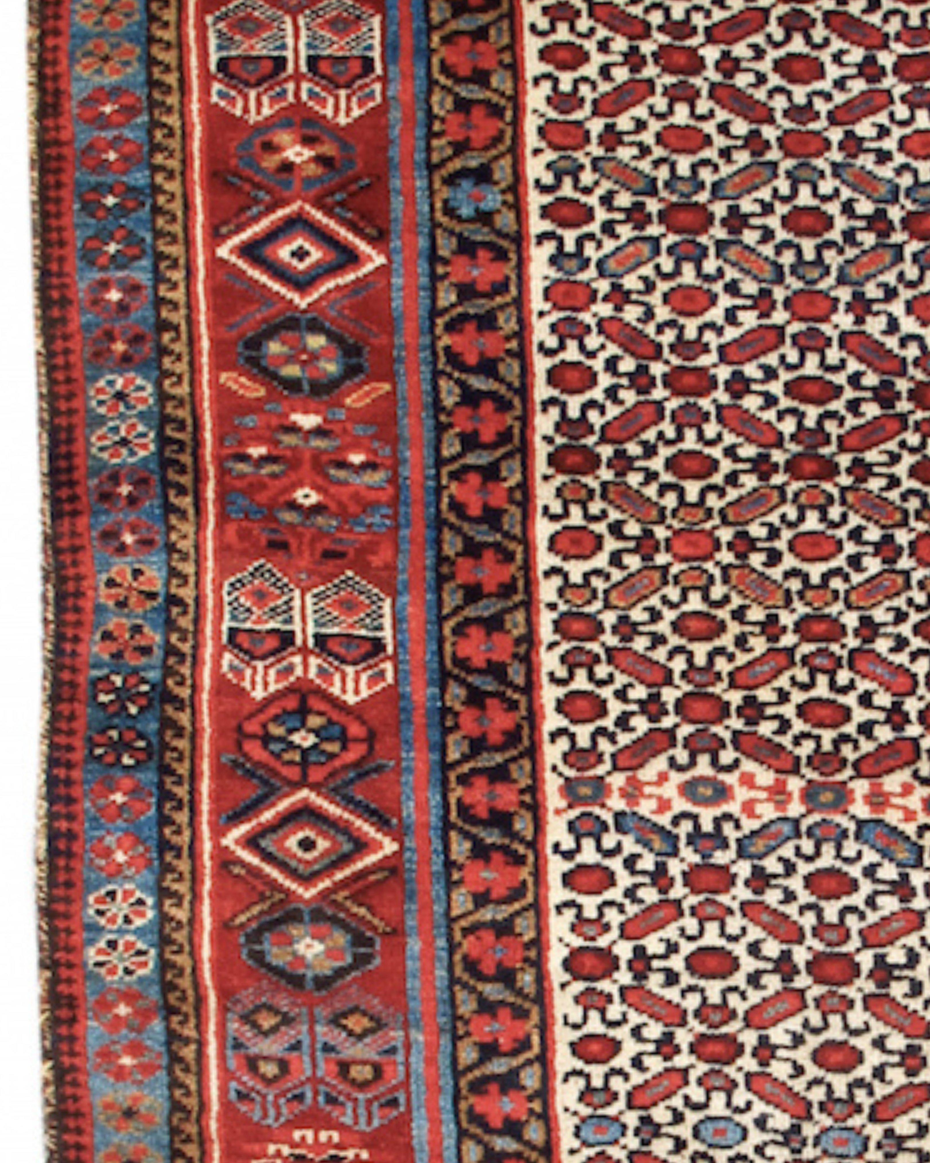 Antique Northwest Persian Long Runner, 19th Century In Excellent Condition For Sale In San Francisco, CA