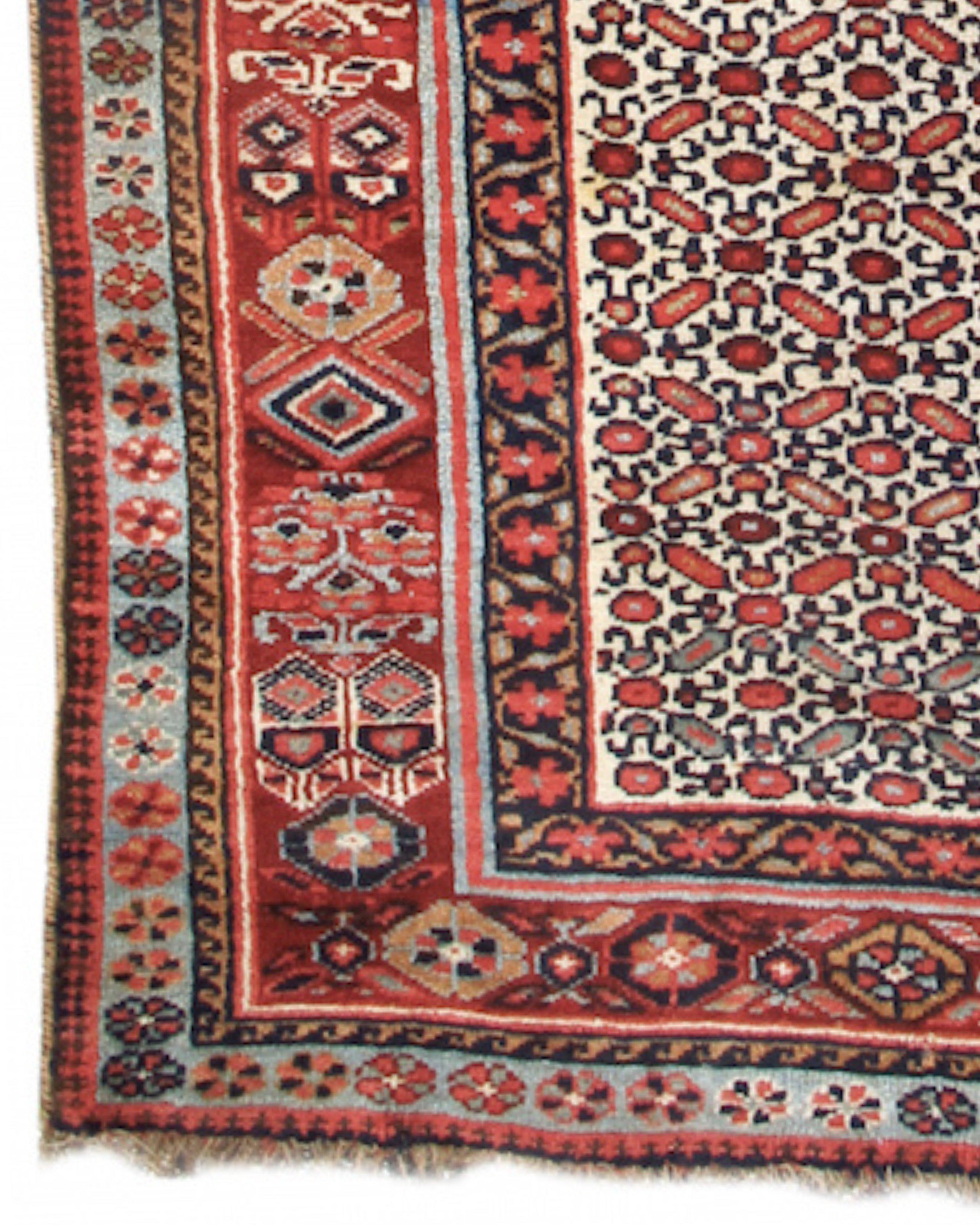 Wool Antique Northwest Persian Long Runner, 19th Century For Sale