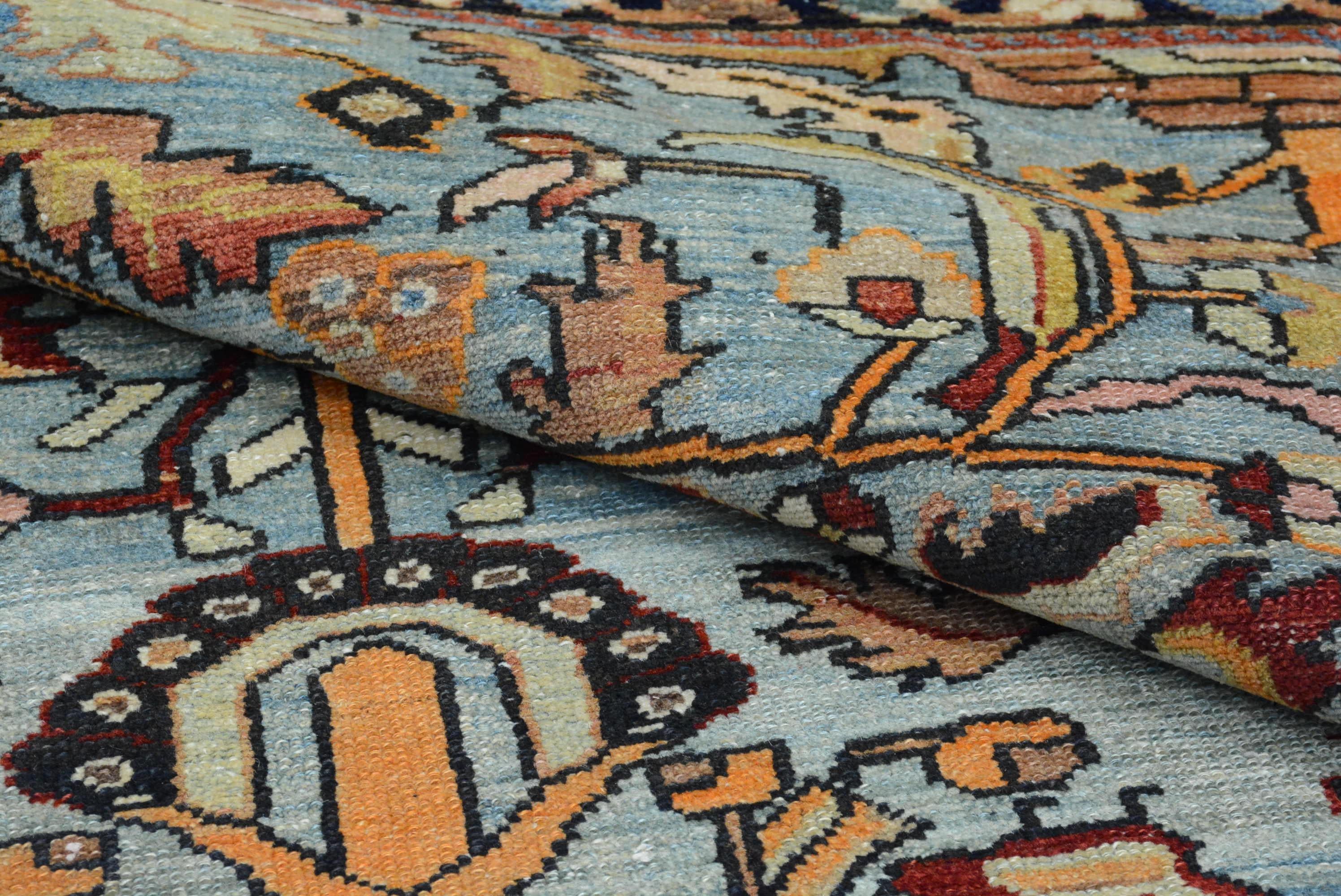 Antique Northwest Persian Malayer Rug Lana en venta