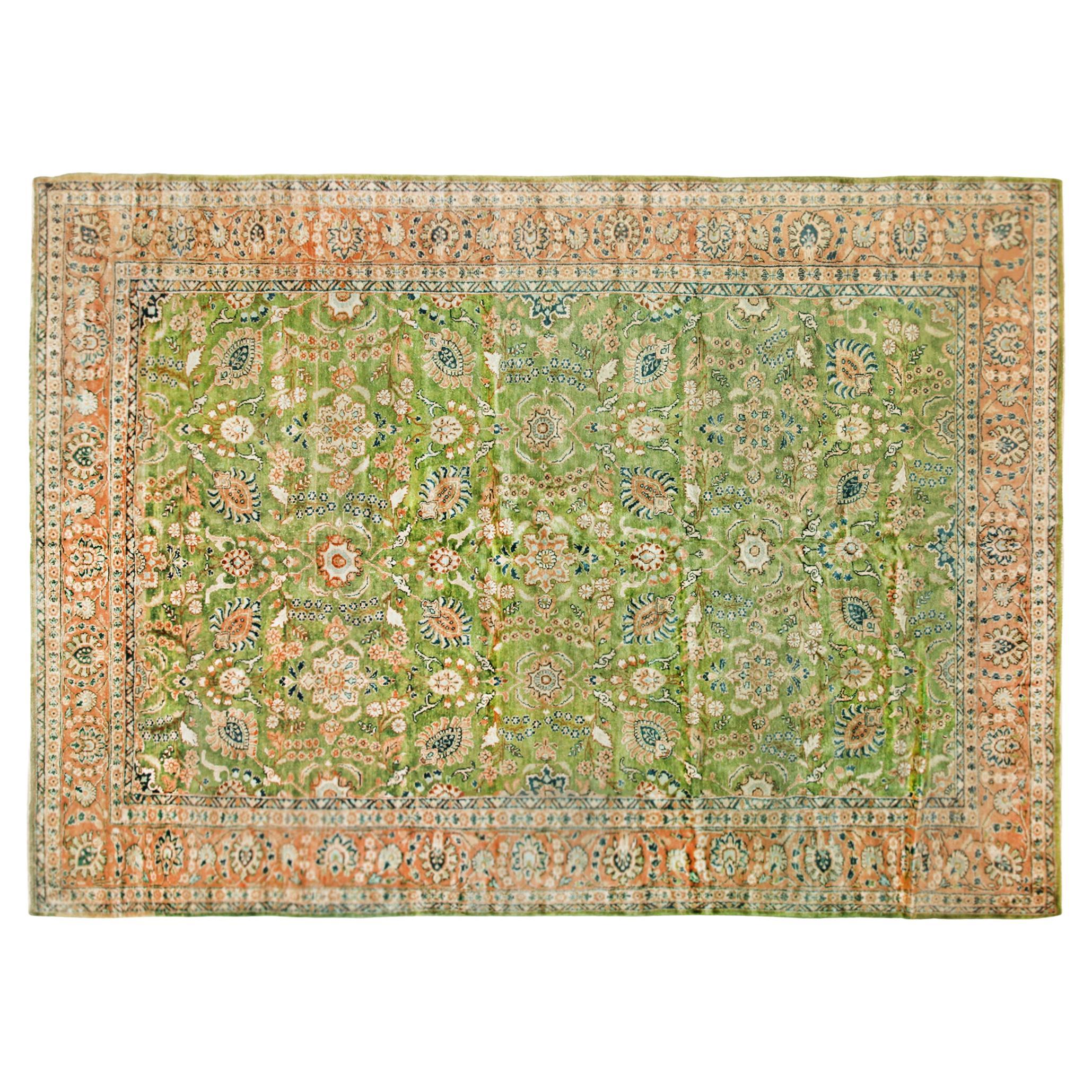 Antique Northwest Persian Oriental Rug, in Room Size, W/ Palmettes