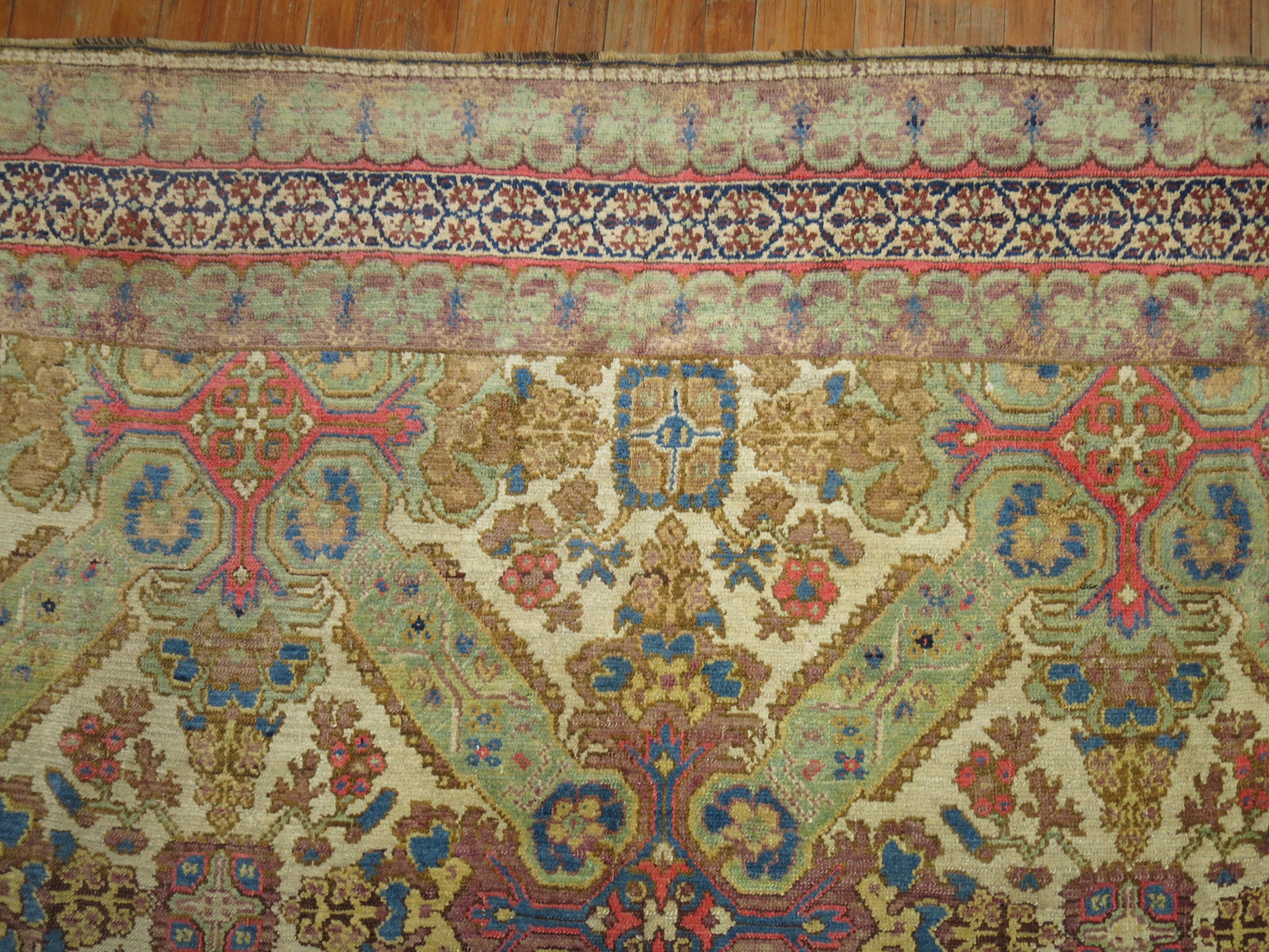 A highly decorative early 20th-century Heavy Medium Pile Rare Room size Caucasian Kuba Rug .

Measures: 7'6'' x 9'10''.
 
 