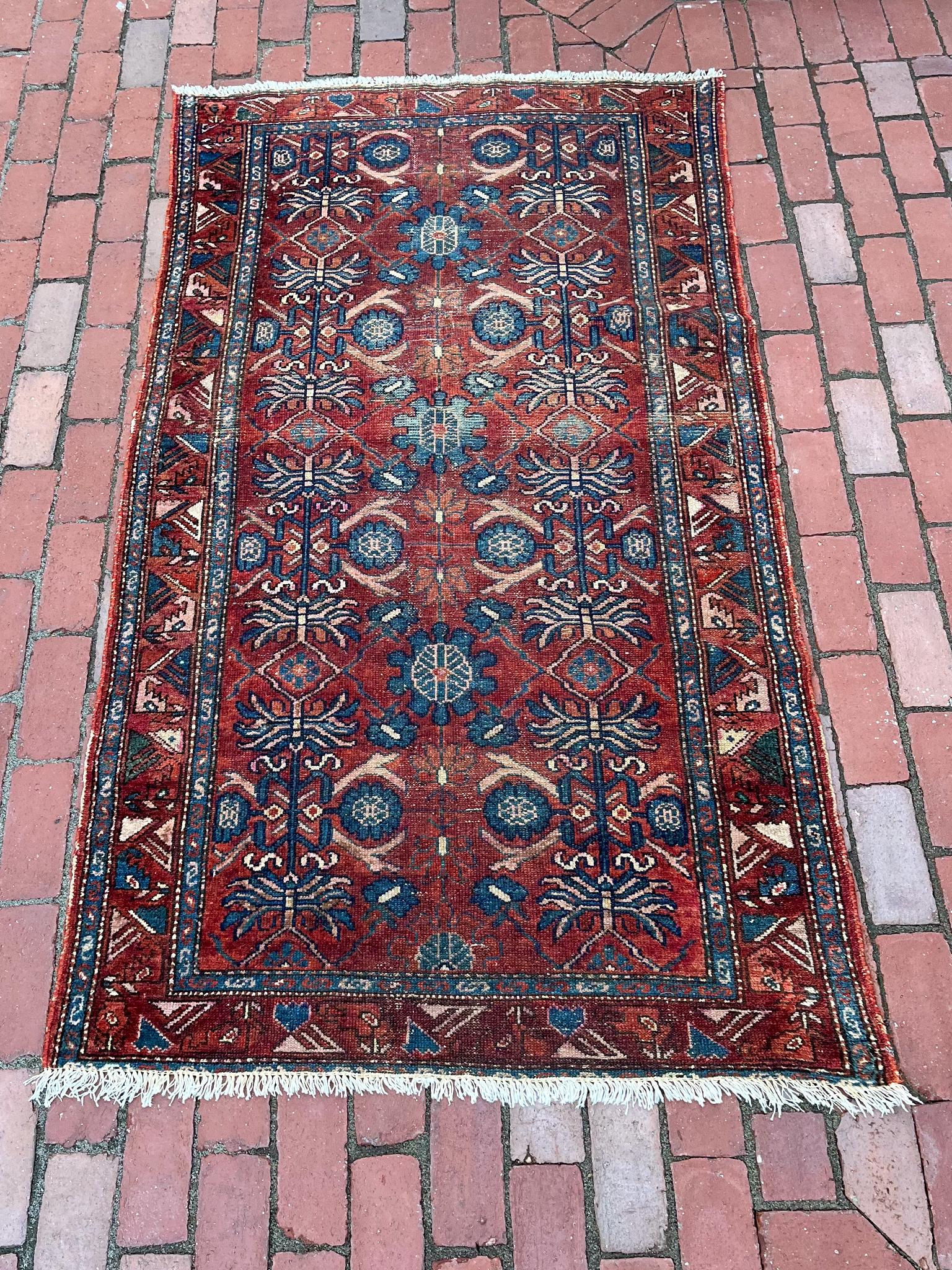 Woven Antique Northwest Persian Rug For Sale