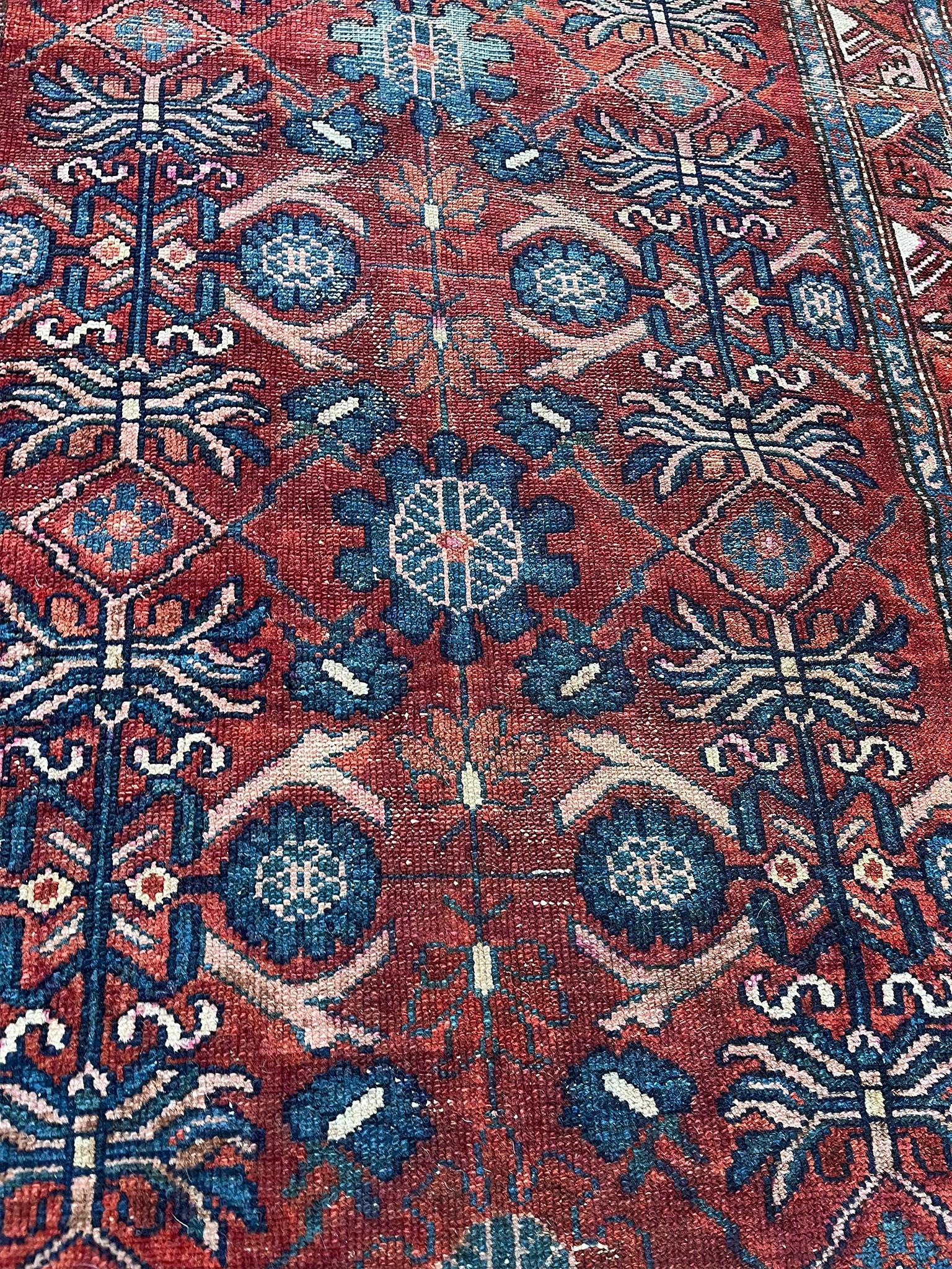 Antique Northwest Persian Rug In Fair Condition For Sale In New York, NY