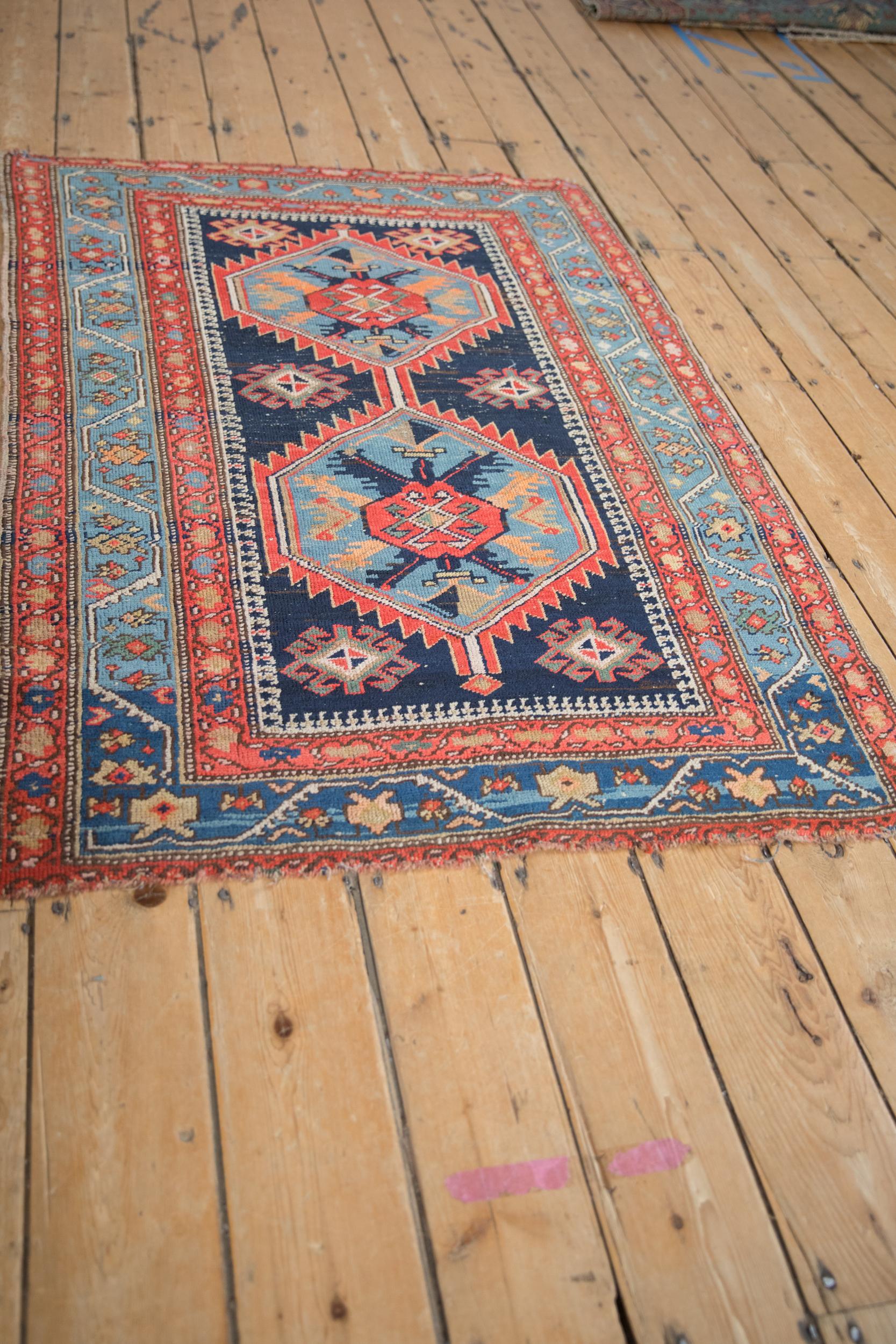 Hand-Knotted Antique Northwest Persian Rug For Sale