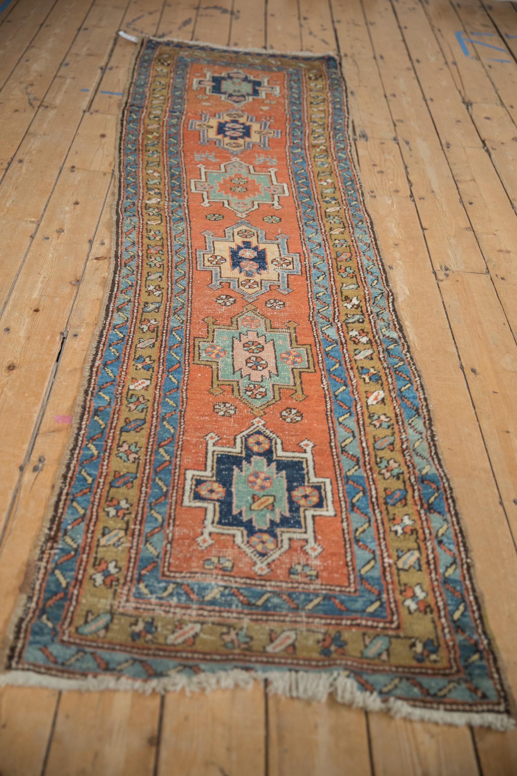 Hand-Knotted Antique Northwest Persian Rug Runner For Sale