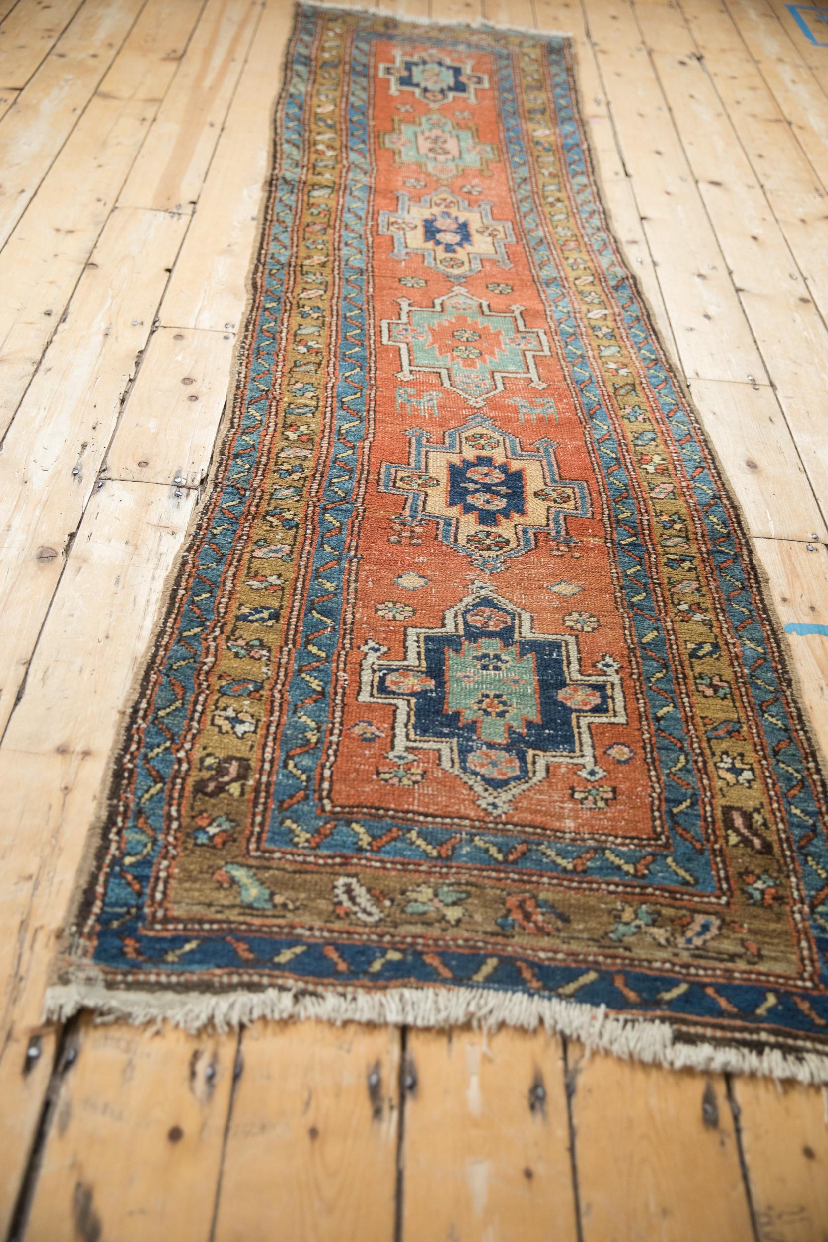Antique Northwest Persian Rug Runner In Fair Condition For Sale In Katonah, NY