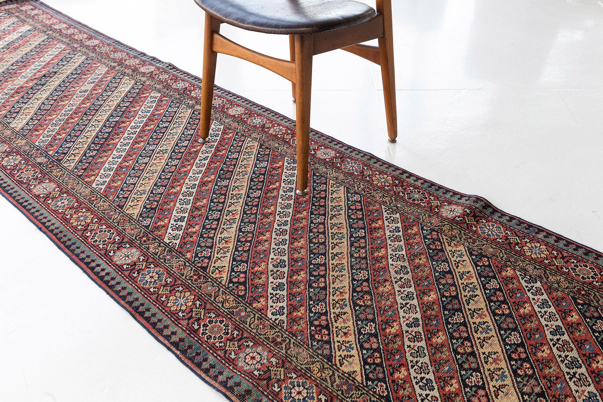 Wool Antique Northwest Persian Runner 26217 For Sale