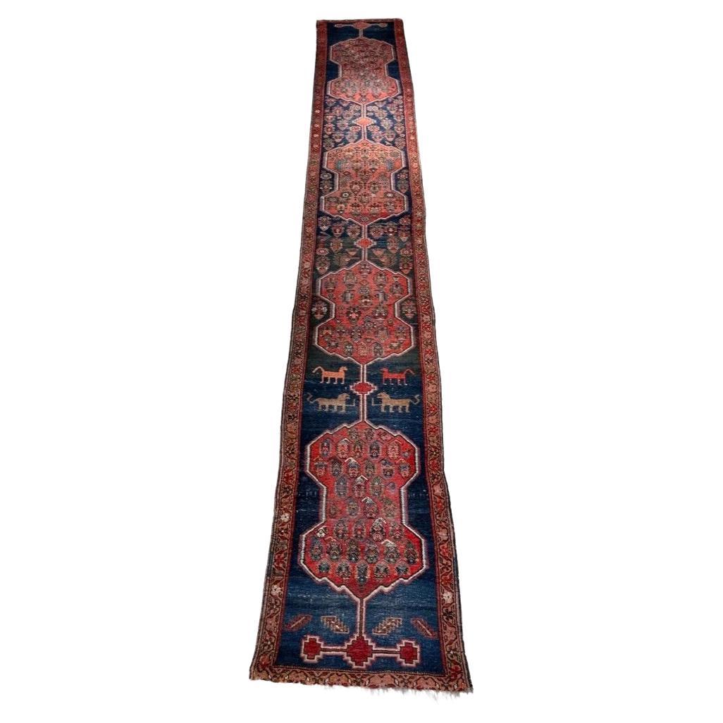 Antique Northwest Persian runner, Richly Patterened For Sale