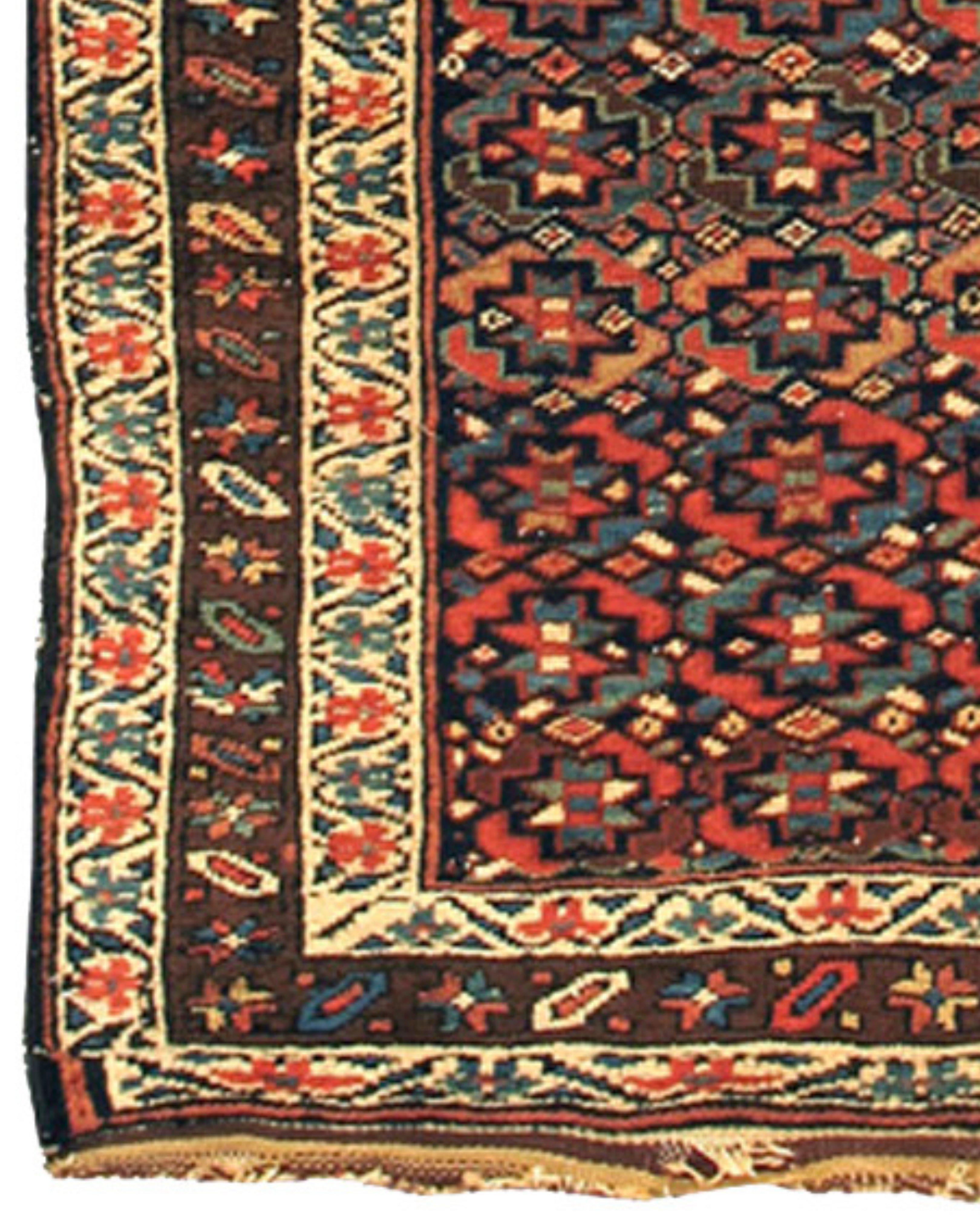 Antique Northwest Persian Runner Rug, 19th Century In Excellent Condition For Sale In San Francisco, CA
