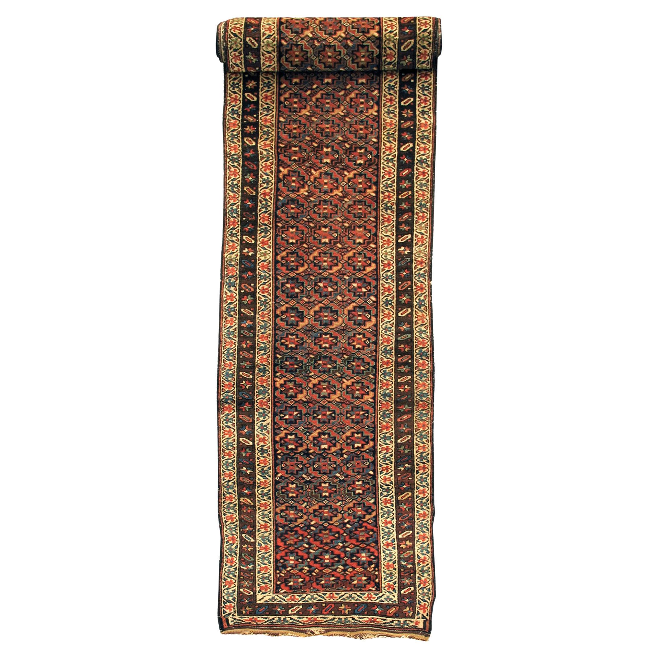 Antique Northwest Persian Runner Rug, 19th Century