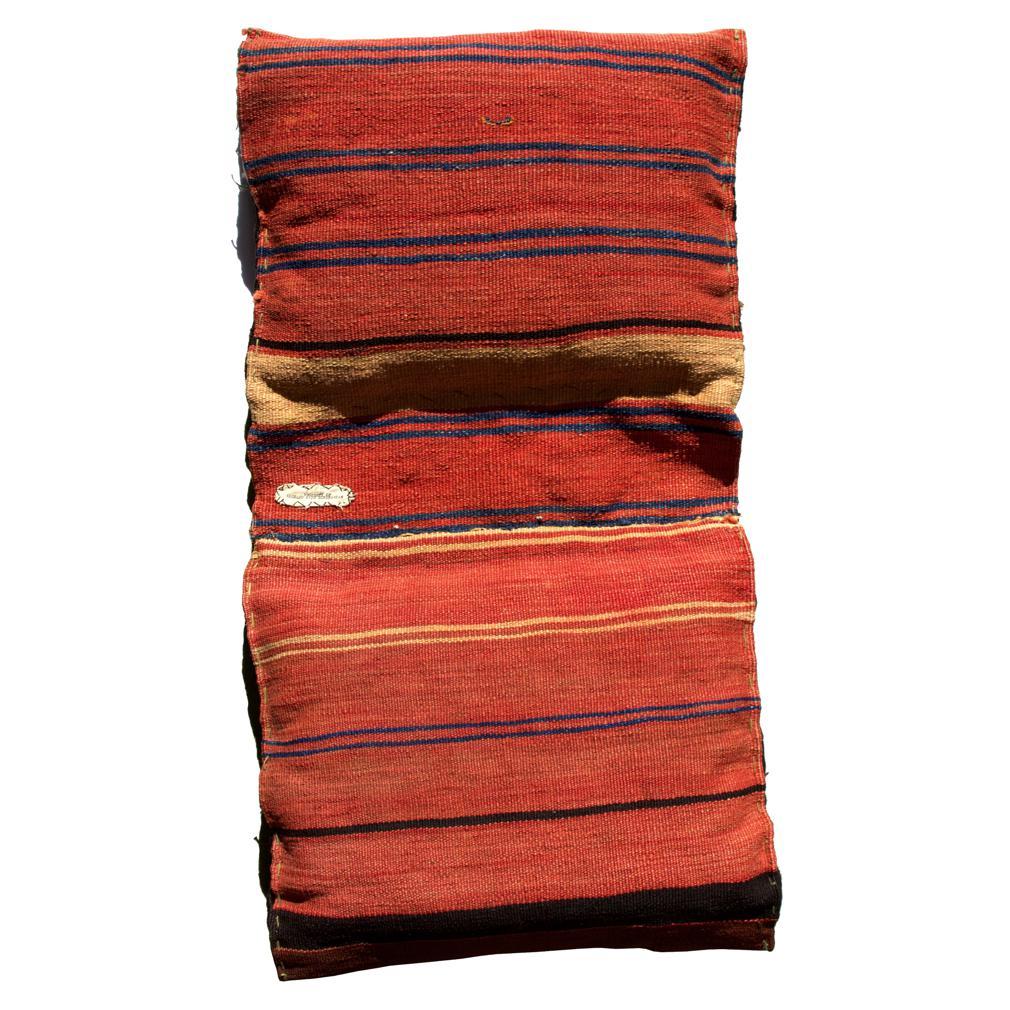 Early 20th Century Antique Northwest Persian Saddle Bag Pair as a Pillow For Sale