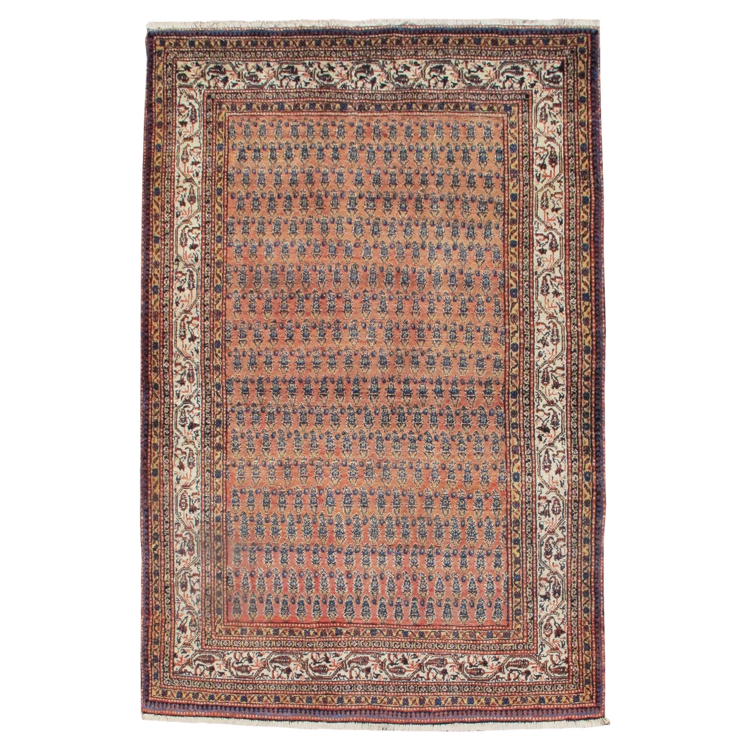 Antique Northwest Persian Village Rug, Early 20th Century For Sale