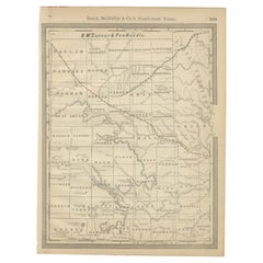 Antique Northwest Texas Map – Panhandle Railroads
Counties, Rand McNally, 1888 Antique Northwest Texas Map – Panhandle Railroads
Counties, Rand McNally, 1888