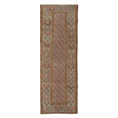 Antique NorthWestern Persian Runner with Colorful Geometric Motifs - Rug & Kilim