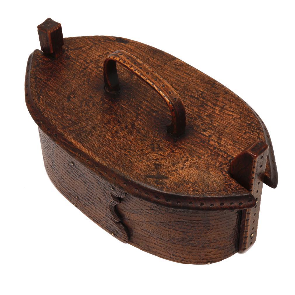 Antique Norwegian Bentwood Sewing Box 'Tine', Late 19th Century 2