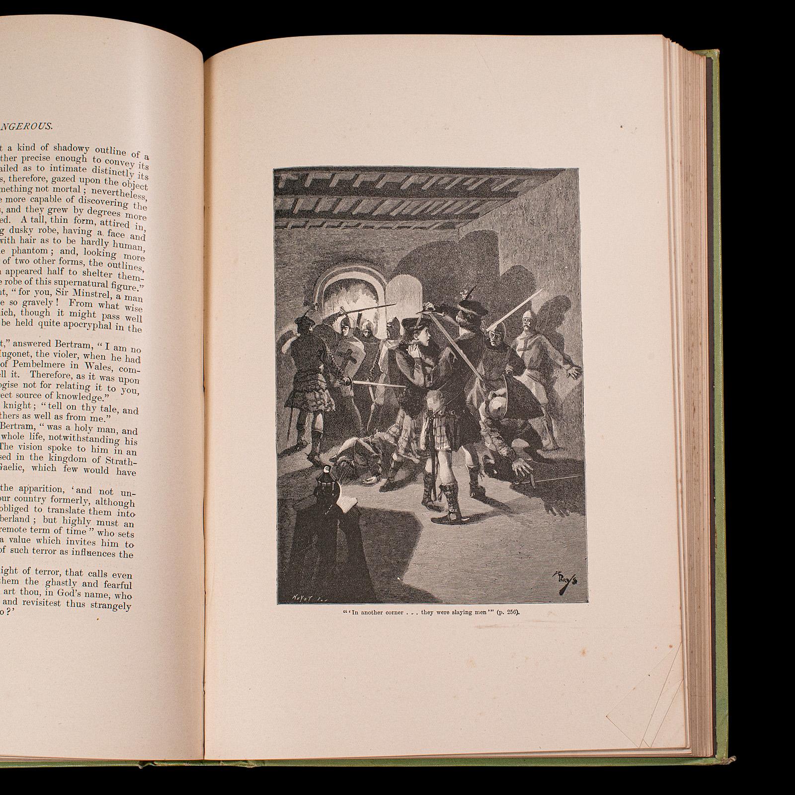 Antique Novel, A Legend of Montrose, Sir Walter Scott, English, Victorian Book For Sale 4