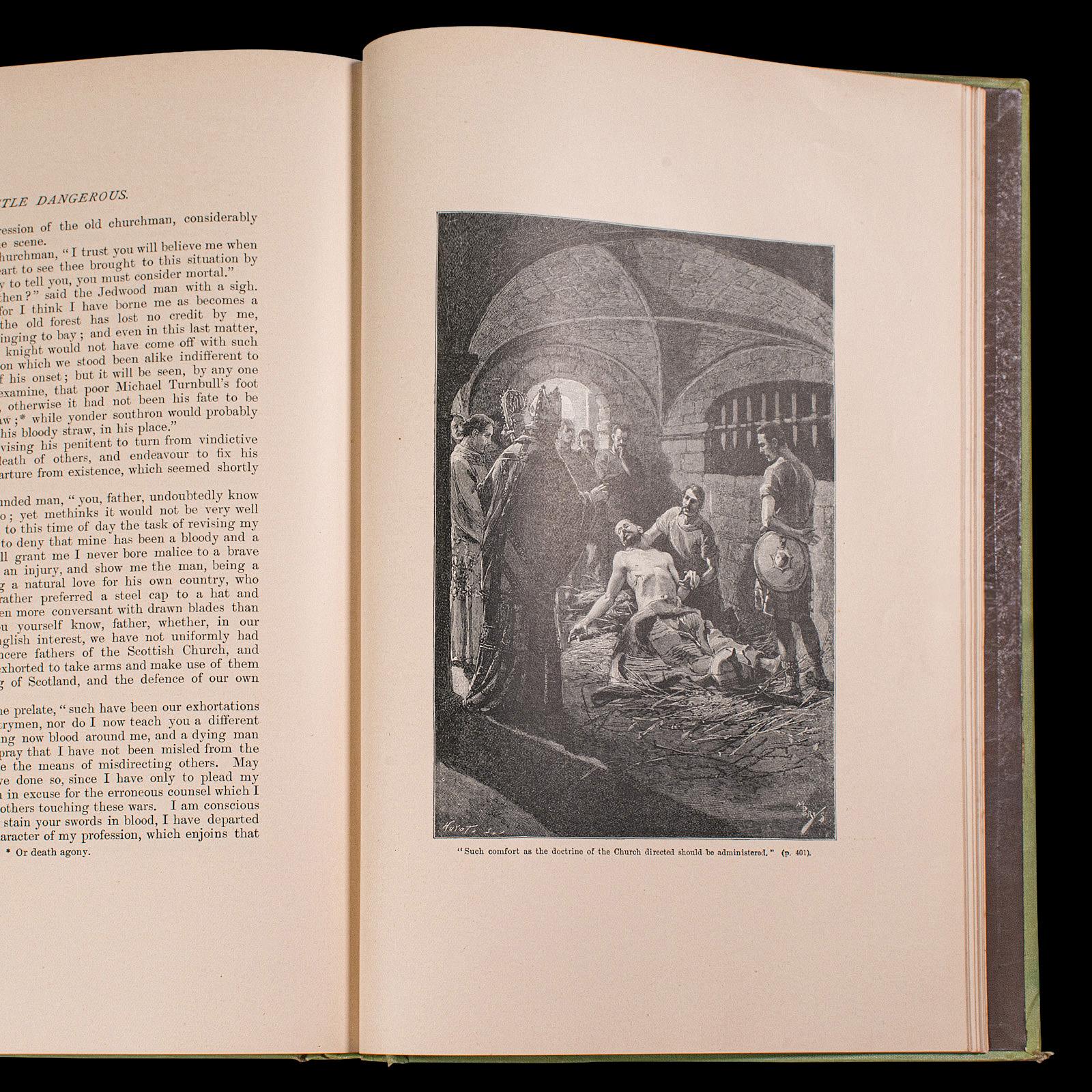 Antiker Roman, Eine Legende von Montrose, Sir Walter Scott, englisch, viktorianisches Buch im Angebot 5