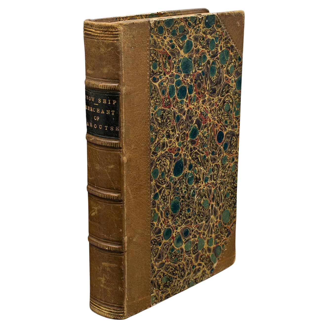 Antique Novel, The Snow Ship, Percy St John, English, Fiction, Victorian, C.1880