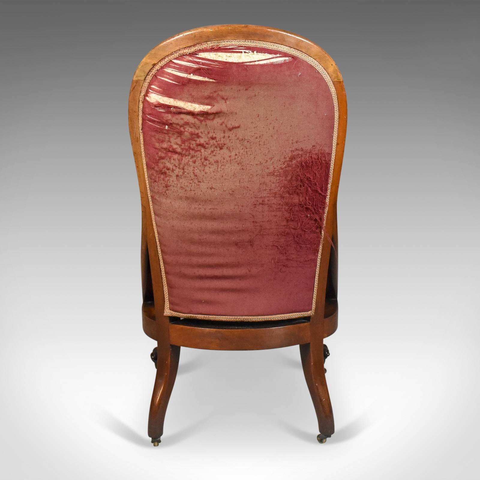 tapestried chair