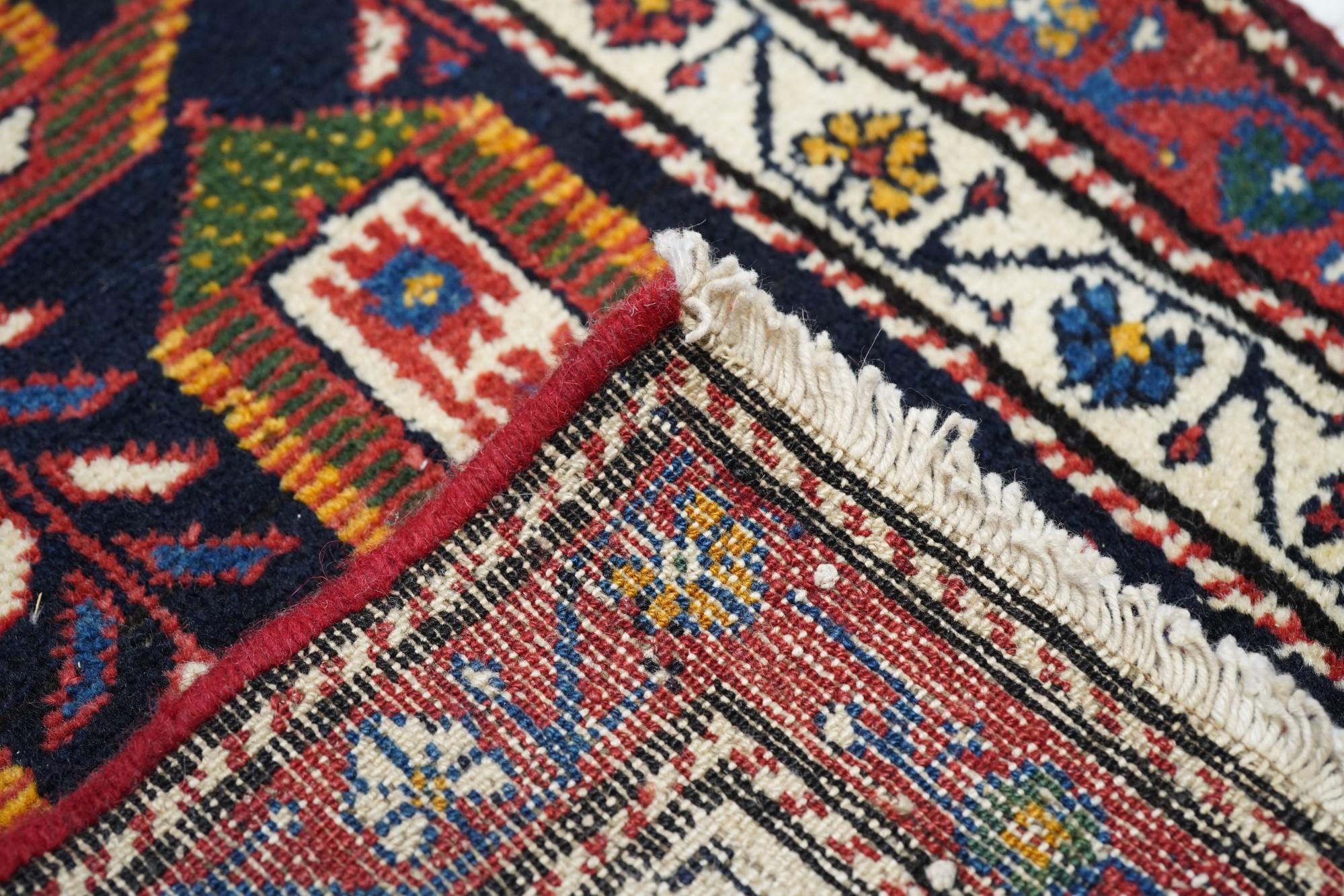 Antique NW Persia Wool on Cotton 2'10'' x 9'6'' For Sale 5