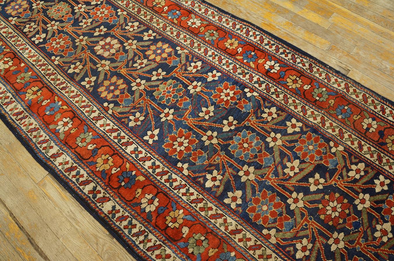 19th Century NW Persian Carpet ( 3' 3'' x 11' 8'' - 99 x 355 cm ) In Good Condition For Sale In New York, NY