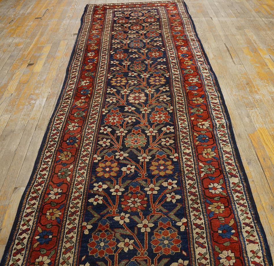 Wool 19th Century NW Persian Carpet ( 3' 3'' x 11' 8'' - 99 x 355 cm ) For Sale