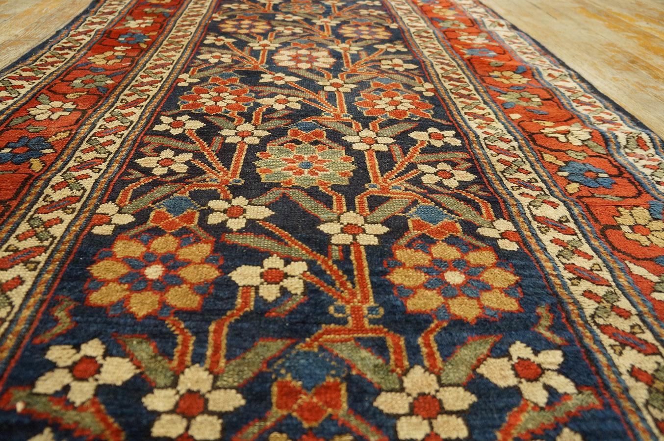 19th Century NW Persian Carpet ( 3' 3'' x 11' 8'' - 99 x 355 cm ) For Sale 1