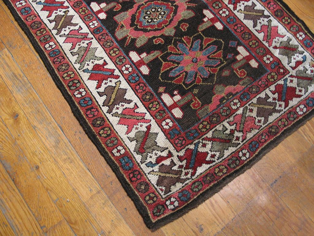 Hand-Knotted 19th Century NW Persian Carpet ( 2'6